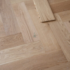 Riviera Click 14/3 x 150mm Natural Rustic Oak Herringbone Engineered Wood Flooring