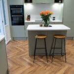 Oak Robust Fumed Herringbone Laminate