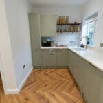 Fusion Oak Robust Fumed Herringbone Laminate - Kitchen