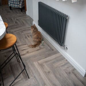 Herringbone Laminate Flooring Volcanic Oak