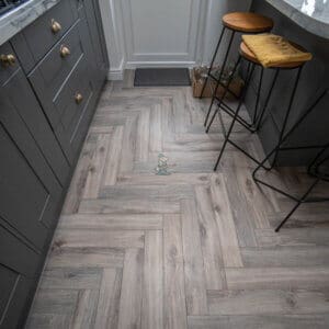 12mm Volcanic Oak Herringbone Laminate Flooring