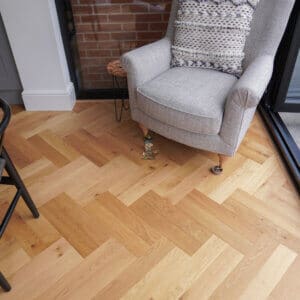 Natural Oak Herringbone Engineered Flooring