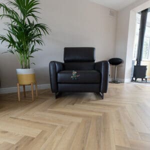 Warren Oak Herringbone Laminate Flooring 12mm