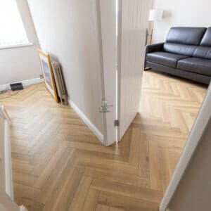 Warren Oak Herringbone Laminate Flooring AC4