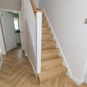 Lignum 12mm Warren Oak Herringbone Laminate Flooring