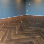 Fusion 12mm Coffee Oak Herringbone Laminate Flooring