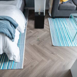 Fusion Riverbed Oak Herringbone Laminate Flooring