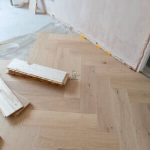 Invisible Oak Herringbone Engineered Wood Flooring