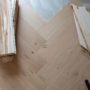 Invisible Oak Herringbone Engineered Flooring