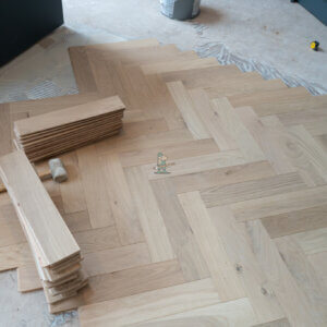 Invisible Oak Herringbone Engineered Wood Flooring