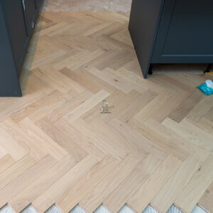 Invisible Herringbone Engineered Wood Flooring