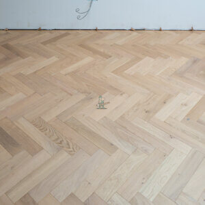 Invisible Oak Herringbone Flooring