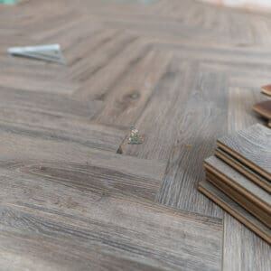 Lignum Fusion 12mm Volcanic Oak Herringbone Laminate Flooring