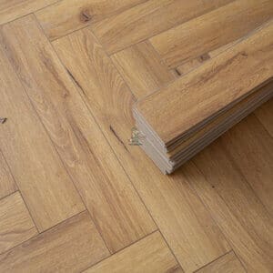 Oak Robust Herringbone Flooring 12mm