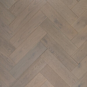 Riviera Click 14/3 x 150mm Grey Brushed Oak Herringbone Engineered Wood Flooring