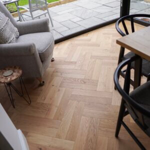 Riviera 14/3 x 90mm Natural Oiled Oak Herringbone Engineered Wood Flooring