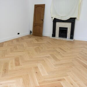 Riviera Click 14/3 x 150mm Natural Rustic Oak Herringbone Engineered Wood Flooring