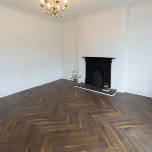 Lignum Coffee Oak Herringbone Laminate 12mm