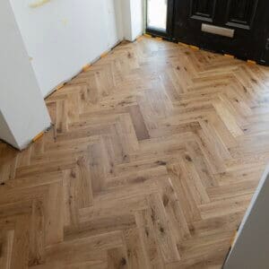 Nature 15/4 x 90mm Natural Lacquered Oak Herringbone Engineered Wood Fooring