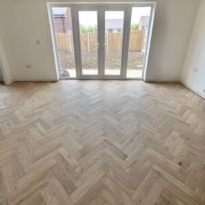 Nature 15/4 x 90mm Seashell Oak Herringbone Engineered Wood Flooring