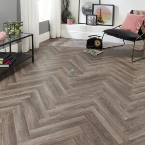 Blocks 12mm Copenhagen Herringbone Laminate Flooring