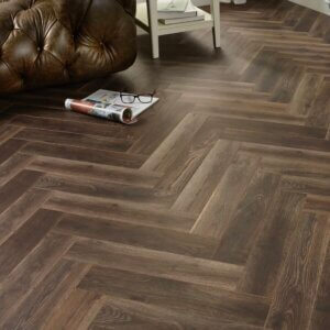 Blocks 12mm Gothenburg Herringbone Laminate Flooring