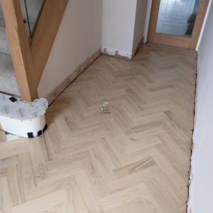 Invisible Finish Friston Oak Herringbone Wood Flooring