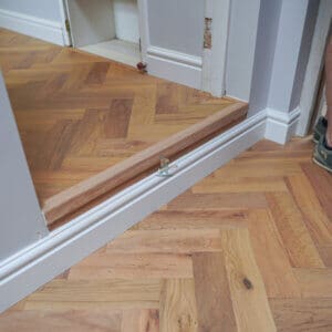 10mm Natural Oak Herringbone Engineered Wood Flooring