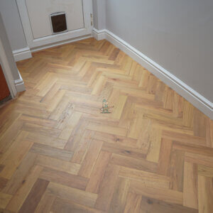 Ashdown Engineered Herringbone Wood Parquet Floor