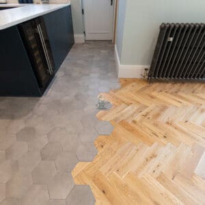 Natural Oak Herringbone Engineered