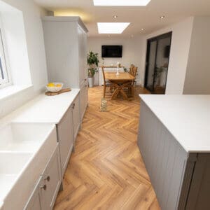 Helsinki 12mm Herringbone Laminate Flooring