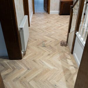 Nature 15/4 x 90mm Seashell Oak Herringbone Engineered Wood Flooring