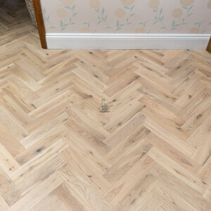 Seashell Oak Herringbone Engineered Floor