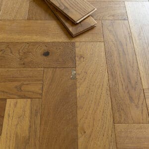 Burnham Oak Golden Herringbone Engineered Wood Flooring