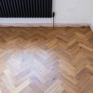 Cambridge Burnham Oak 10/3 x 80mm Golden Brushed Oiled Herringbone Engineered Wood Flooring