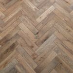 Riviera 18/5 x 90mm Worn Brushed & Hardwax Oiled Oak Herringbone Engineered Flooring