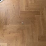 Caramel Colour Herringbone Engineered Wood Flooring