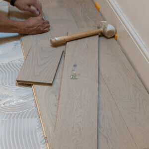 Light Ash Grey Oak Engineered Floor