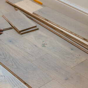 150mm Wide Light Ash Grey Oak Engineered Flooring