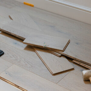 Light Ash Grey Oak Engineered Wood Flooring