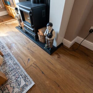 New York Medium Oak Distressed Engineered Wood Flooring