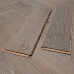 White Washed Oak Herringbone Engineered Flooring