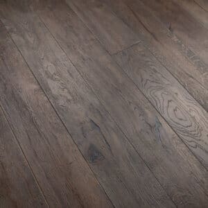 Dark Brown Oak Distressed Engineered Wood Flooring