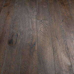 190mm Dark Brown Oak Distressed Engineered Wood Flooring