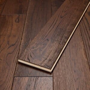 Nevada 14/3mm Smoky Brushed Lacquered Engineered Wood Flooring