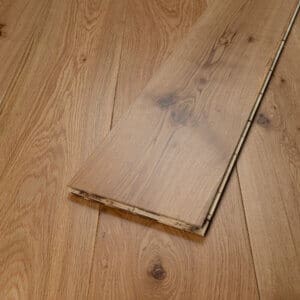 190mm Natural Lacquered Oak Engineered Wood Flooring