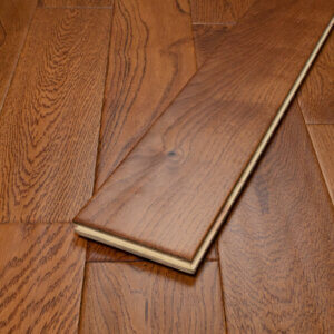 Golden Oak Handscraped Engineered Flooring