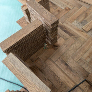 Cottage Oak Herringbone Engineered Wood Flooring