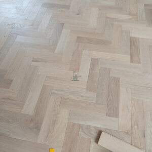 Berlin 14/3 x 90mm Oak Invisible Oiled Herringbone Engineered Wood Flooring