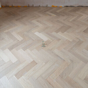 Berlin 14/3 x 90mm Oak Invisible Oiled Herringbone Engineered Wood Flooring